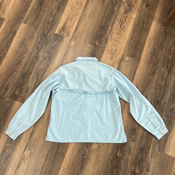 Exofficio Buzz Off Insect Shield Long Sleeve Hiking Camp Shirt Women's Large - Picture 10 of 15